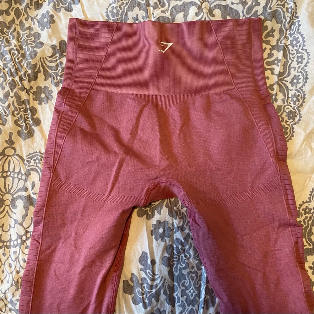 Gymshark Energy+ Seamless Leggings Dusky Pink View 5